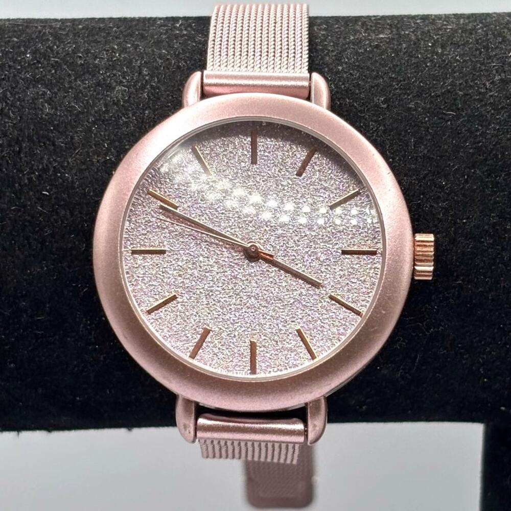Pink Charming Charlie Men's Watch